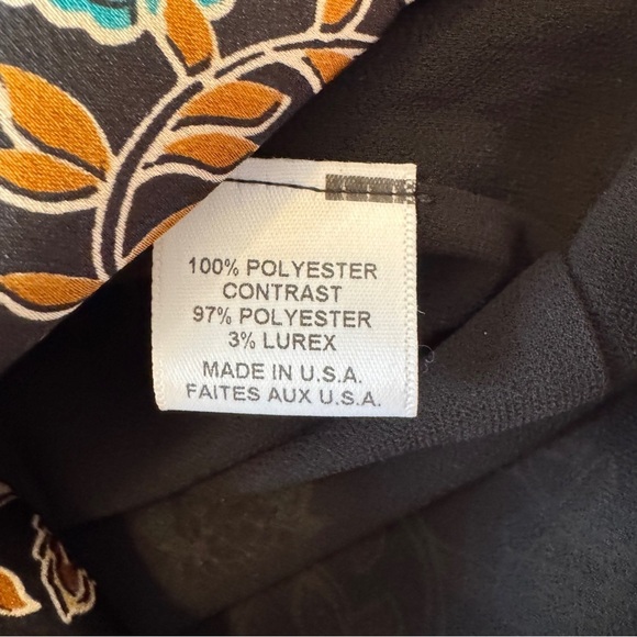 Misa Los Angeles Small Talia Dress ~ Floral Metallic Satin Evening Cocktail - Picture 10 of 10